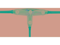 Relicon by HellermannTyton 435 00102 T 3 / SF PP/PUR CL Kabelmof Kabel Ã: 20   40 mm Inhoud: 1 set