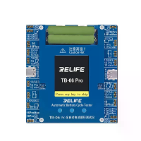RELIFE TB 06 Pro Automatische Batterijcyclus Tester Dual Channel voor iPhone 11 16 Series Batterij Gezondheid Reparatie