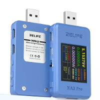 RELIFE XA3 Pro USB Slimme Tester PD QC2.0 QC3.0 Snelladen 6.5A Hoge Stroom 156W Vermogensmeting 1.77 Inch TFT LCD