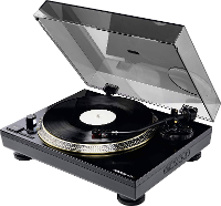 Reloop Turn 5 Platenspeler Direct drive Zwart, Goud