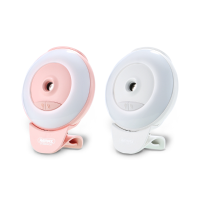 Remax 2 In 1 Led Phone Selfie Ring Light With Face Moisturizing Humidifier For Iphone 7 Xiaomi 6
