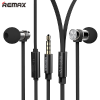 REMAX Brand RM 565i Stainless Steel Stereo In ear Earphone With Mic