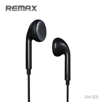 Remax RM 303 Stereo Earphone with Mic For Mobile Phone MP3 MP4
