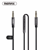 Remax S120 1.2M 3.5Mm Male To Male Smart Aux Audio Cable With Mic For Ios Android Phone