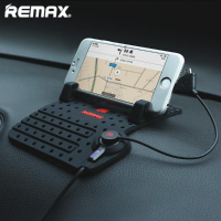 Remax Soft Silicone Magnetic Adsorption Car Charging Stand Holder Mount For Phone