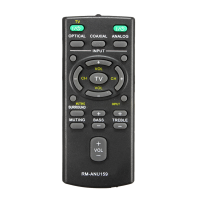 Remote Control Rm Anu159 For Sony Sound Bar Ht Ct60 /c Sa Ct60 Ss Wct60