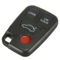Remote Key Fob Case 4 Buttons For 98 04 Volvo S80 V40 V70 Xc70 Xc90