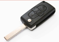 Remote Key Fob Case Shell 4 Buttons For Peugeot 1007 Citroen C8