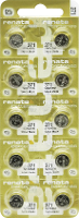 Renata Knoopcel 371 1.55 V 10 stuk(s) 40 mAh Zilveroxide 371.MP E