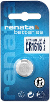 Renata Knoopcel CR1616 3 V 1 stuk(s) 50 mAh Lithium