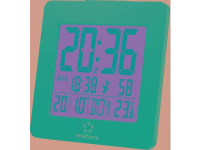 Renkforce 1383425 Wekker Zendergestuurd Zwart Alarmtijden 2