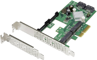 Renkforce 0 + 4 poorten SATA III controllerkaart PCIe