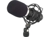 Renkforce At 100 Studiomicrofoon Zendmethode: Kabelgebonden Incl. Windkap, Incl. Shockmount