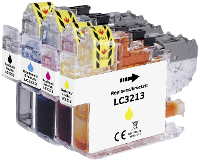 Renkforce Inktcartridge vervangt Brother LC 3213BK, LC 3213C, LC 3213M, LC 3213Y Compatibel Combipack Zwart, Cyaan, Magenta, Geel RF 5679866