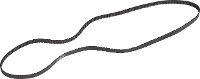Renkforce RF 3324278 Reserveonderdeel X/Y paar tandriemen Geschikt voor: Renkforce RF100 XL, Renkforce RF100 XL Plus, Renkforce RF100 XL R2