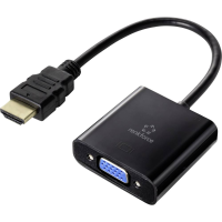 Renkforce RF 4531578 HDMI kabel HDMI / VGA Adapterkabel HDMI A stekker, VGA bus 15 polig 0.15 M Zwart Afgeschermd (dubbel)