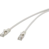 Renkforce RF 4724282 RJ45 Netwerkkabel, patchkabel CAT 5e F/UTP 15.00 M Grijs Snagless 1 stuk(s)