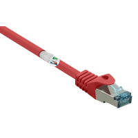 Renkforce RF 5043970 RJ45 Netwerkkabel, patchkabel CAT 6A S/FTP 5.00 M Rood Vlambestendig 1 stuk(s)