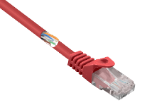 Renkforce RF 5044012 RJ45 Netwerkkabel, patchkabel CAT 5e U/UTP 3.00 M Rood Snagless 1 stuk(s)