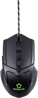 Renkforce RF GM X2 USB gaming muis Optisch Verlicht, Ergonomisch, GeÃ¯ntegreerd scrollwiel Zwart