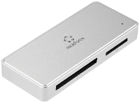 Renkforce RF PCR 400 Externe geheugenkaartlezer USB A, USB C microSD, SD Space grijs