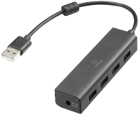 Renkforce RF USBH 110 USB 2.0 Hub 4 poorten Zwart