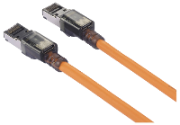 Renkforce RJ45 Netwerkkabel, patchkabel CAT 6A S/FTP 10.00 M Oranje Port Finder functie, Halogeenvrij, Vlambestendig 1 stuk(s)