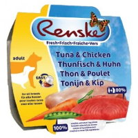 Renske Adult Vers Tonijn & Kip 100 Gr Hondenvoer Per 24