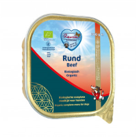 Renske Biologisch Graanvrij vers gestoomd rund natvoer hond (kuip) 300 g