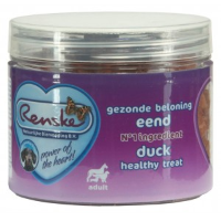 Renske Gezonde Beloning eend snackhartjes hond 2 x 100 g