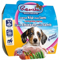 Renske Hond Vers Puppy Kip & Lam 100 gram Per 8