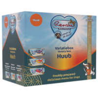 Renske Variatiebox Huub vers bereid natvoer hond (blikjes) 2 trays (60 x 95 g)