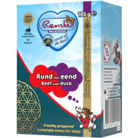 Renske vers bereid rund met eend natvoer hond (tetra) 24 x 185 g