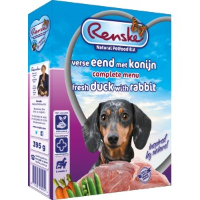 Renske Vers Eend en Konijn hondenvoer 2 trays (20 x 395 gram)
