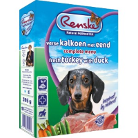 Renske Vers Kalkoen en Eend hondenvoer 6 trays (60 x 395 gram)