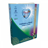 Renske vers gestoomd kalkoen met eend natvoer hond 2 trays (20 x 395 g)