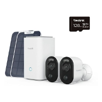 Reolink Home Hub1 met 2x B350 en 1x Solar Panel 2 USB C beveiligingscamera