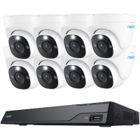 Reolink NVS16 8MD8, slimme 8 MP PoE beve