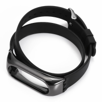 Replacement Fashion Unisex Long Strap Metal Case Watch Band For Xiaomi Miband2