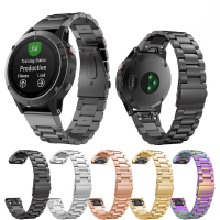 Replacement Stainless Steel Metal Quick Fit Watch Band Strap For Garmin Fenix 5