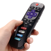 Replacement TV Remote Control for TCL RC280 with ROKU Netflix Amazon Rdio Vudu Buttons 06IRPT20A