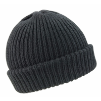 Dikke winter muts unisex zwart