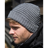 Result Gebreide wintermuts Hamar   voor mannen   donkergrijs   herenmuts   Acryl