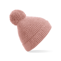 Result Wintermuts   roze   met pompom   gebreid   muts voor volwassenen