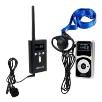 Retekes T130P Transmitter Ontvanger Rondleiding Systeem voor Rondleidingen voor Kerkvertaling Lezing Excursie Training H