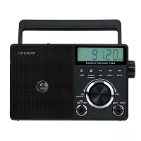 Retekes TR635 Radio Draagbare AM FM SW Kortegolf Radio Multiband Radio Accu Aangedreven Grote Speaker LCD Display Klok v