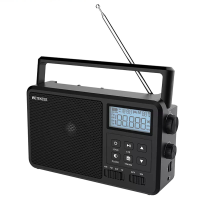 Retekes TR638 Radio Draagbare AM FM SW Alle Golven Radio bluetooth Compatibel Kortegolf Radio Batterij Aangedreven Alarm