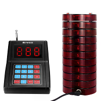 Retekess TD165 1 tot 10 Vibrator Restaurant Pager Systeem OnderzettersBeeper Buzzer Bell Ontvangers voor Voedseltruck Ba