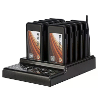 Retekess TD174 10 Kanalen Restaurant Pager CoasterVibrator Buzzers Kleine Grootte Paging Systeem voor Koffie Kerk Klinie