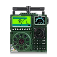 Retekess TR113 Draagbare FM Radio Amateur Radio Ontvanger Multi Band FM MW SW VHF UHF WB Draadloze Radio Ontvanger
